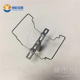 【電鍍掛具架子夾子五金工具固定鐵絲u型夾不銹鋼管連接件】-