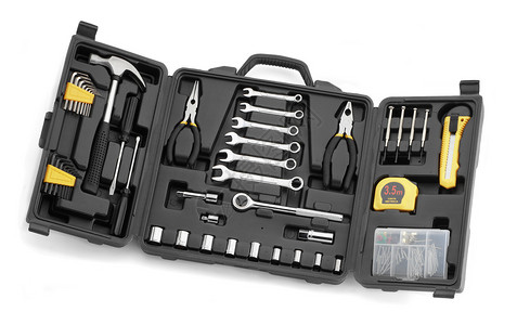 手拿工具箱 現代工匠的得力助手